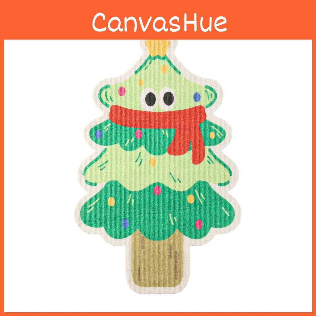 Мультяшный кот Настенное искусство с царапинами и износостойким полиэстером для домашних кошек