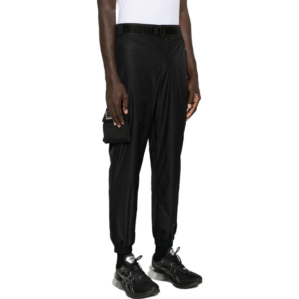 EMPORIO ARMANI EA7 Knitted Sweatpants Men's Black 6RPP61-PN4UZ-1200