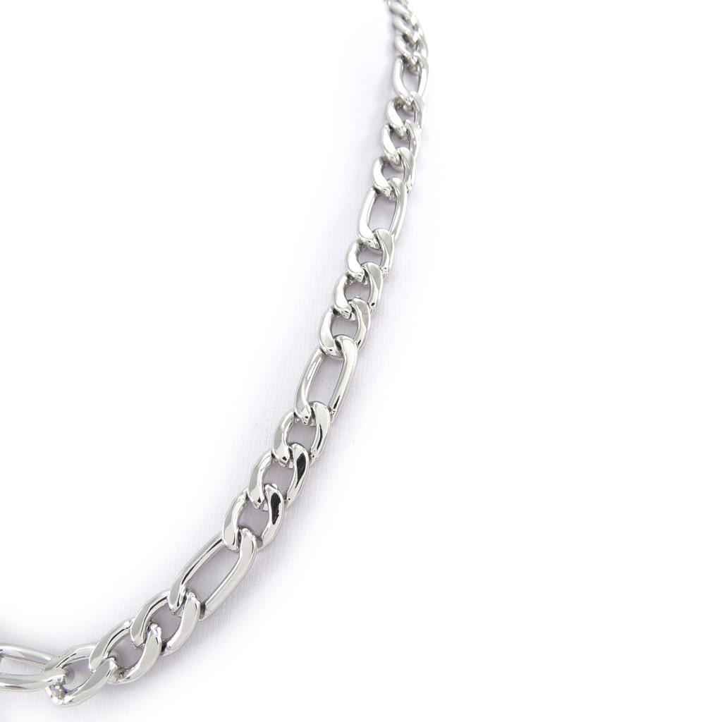 Les Trésors De Lily [J9144] — Серебряное колье «Maille Figaro».
