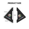 OXQI9 2pcs Auto Logo Car Door Guard Edge Corner Protector For Alfa Romeo Mito Brera 147 Giulietta 159 156 Stelvio Sportiva Giulia