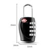 Luggage Anti-Thef 4 Digit Password Lock TSA Customs Code Lock Padlock Smart Combination Lock