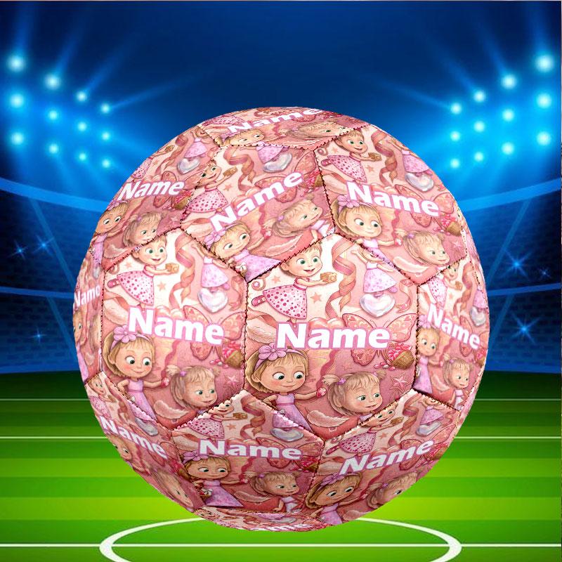 Custom Name Personalized Peppa Pig Print Size 5 Soccer Ball Training & Match Football, for Team, Kicking, Gift for Football Enthusiasts