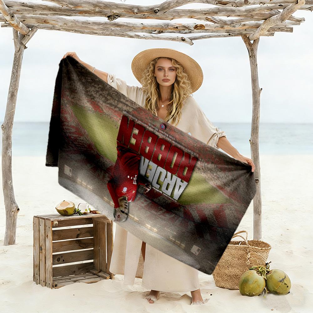 Precision Soccer Beach Towel Soft Durable Quick-Dry Comfortable Lightweight Perfect for Traveling Yoga Camping and Swimming