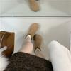 Women's Fashionable Fuzzy-Trimmed Winter Boots with Soft Soles Warm Fleece-Lined Snow Boots Non-Slip Casual Sports Boots