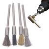 1Pcs Nail Drill Bit Cleaning Brush Electric Manicure Drills Copper Wire Cleaner