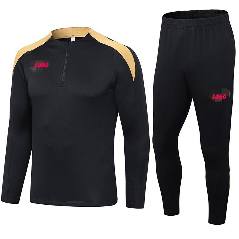 Men Women Adult Soccer Training Kit Set Short Sleeve Jersey Pants Sportswear Football Practice Match