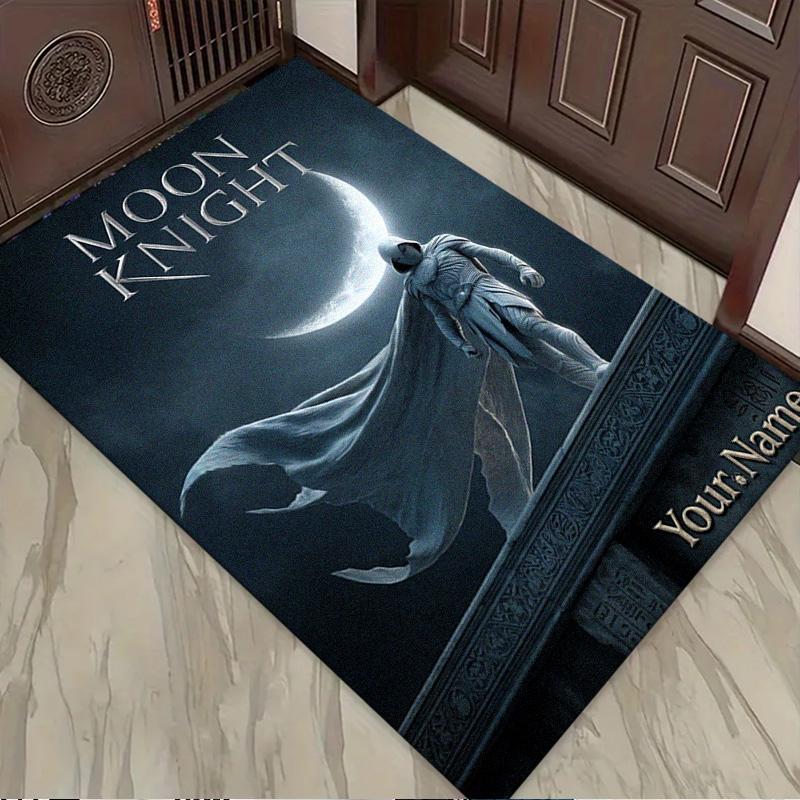Name Custom Moonknight Carpet Rug for Living Room Bedroom Home Sofa Decoration,Kids play Non-slip Floor Mat