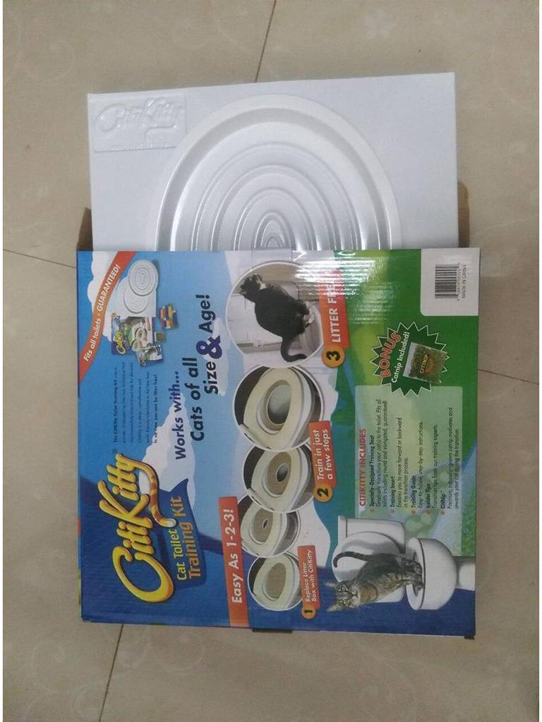 Durable Cat Toilet Training Device for Home Use