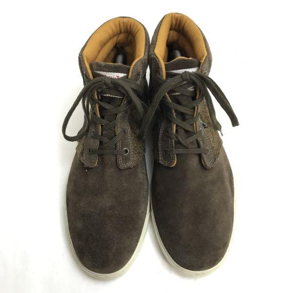 Clarks Полусапожки из твида Харрис 8.5G 27 коричневые(ИСПОЛЬЗОВАЛ)