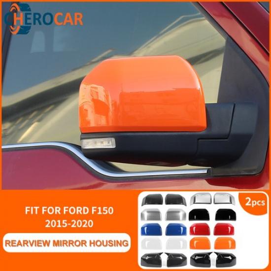 Auto Rearview Mirror Cover Trim Frame Bezel for Ford F150 2015- Accessories