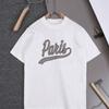 2025 Summer Y2k Luxury Brand T-shirt Pure Cotton Flat Printing Large Size Round Neck Short-sleeved Men's and Women's Top T-shirt