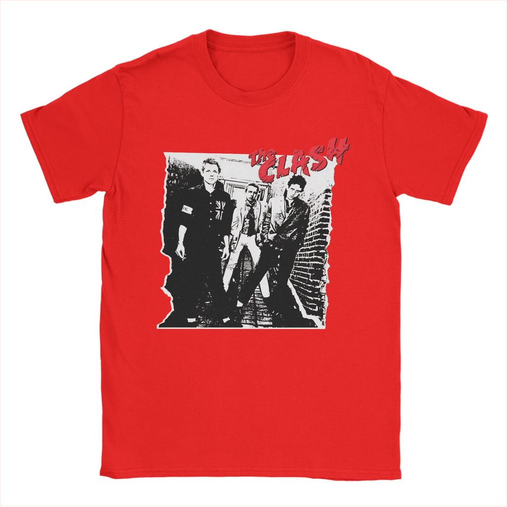 Streetwear TShirt Summer The Clash Self Titled Enhanced Album Clash At Demonhead Hippie TShirts for Unisex Short Sleeve Top Tees
