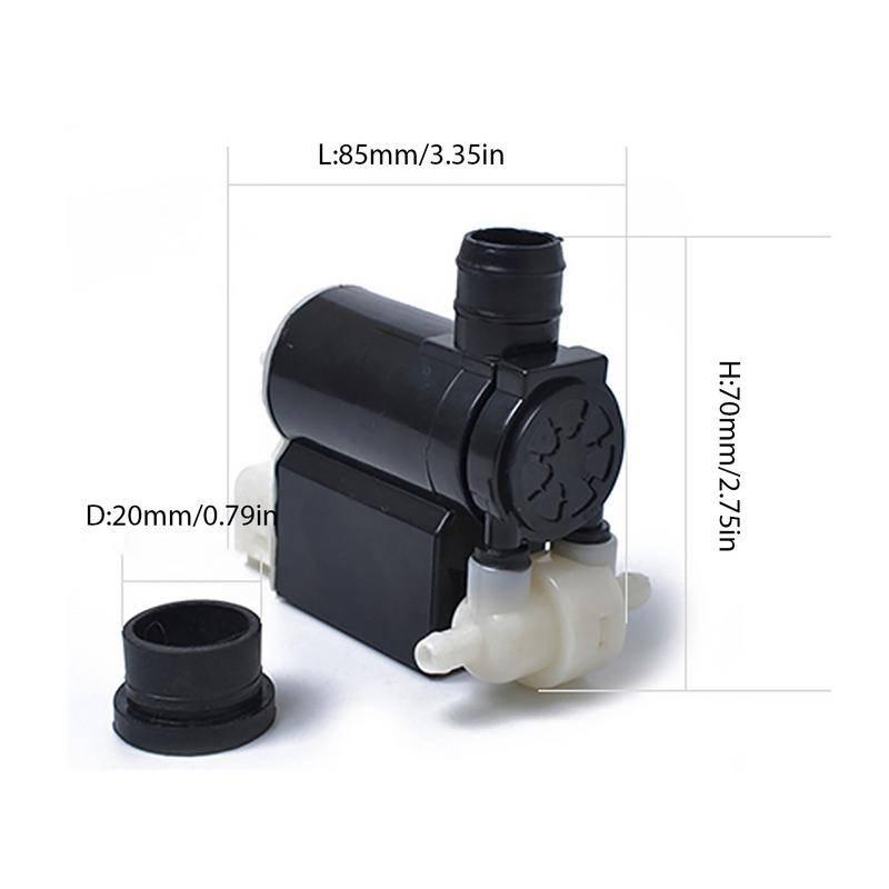 Выход насоса стеклоомывателя Насос стеклоомывателя Мотор бачка стеклоомывателя Прочный очиститель лобового стекла автомобиля