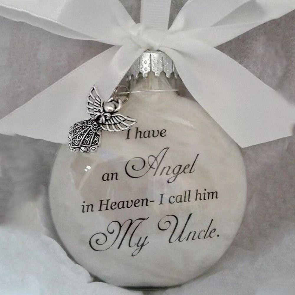 "I Have an Angel In Heaven "Pendants Memorial Hanging Ornament 8cm Memorial Pendant  Home