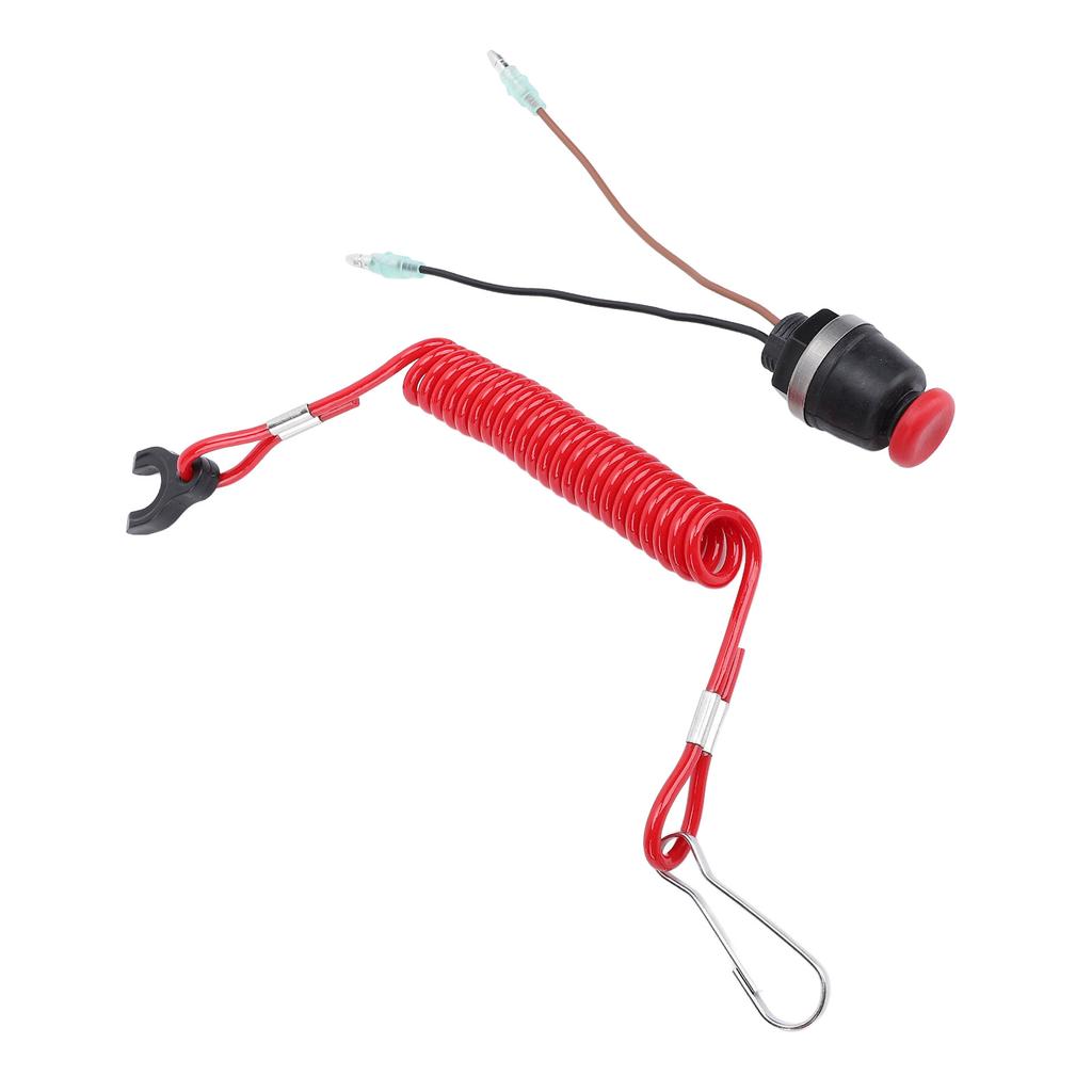 Outboard Safety Stop Switch Lanyard Metal Alloy 3A3068300 for Tohatsu 8 to 115HP Control Box