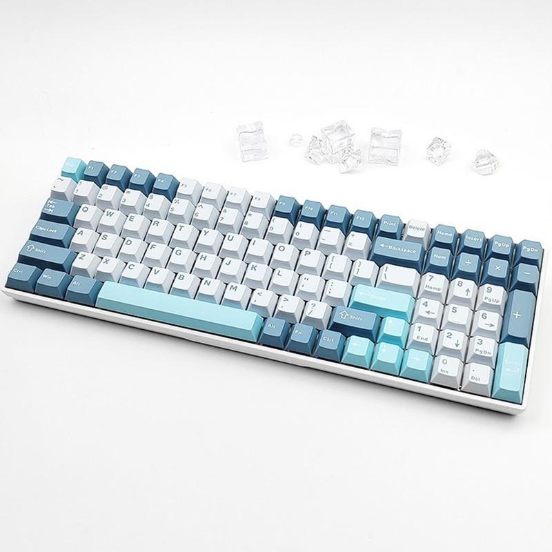 126 Клавиш Двойной Прострел Колпачок Pbt Cherry Механическая Игровая Клавиатура Для Переключателя Mx Колпачок Gmk67 Gmk87 Gmk61 Игровая Клавиатура Клавишный Колпачок