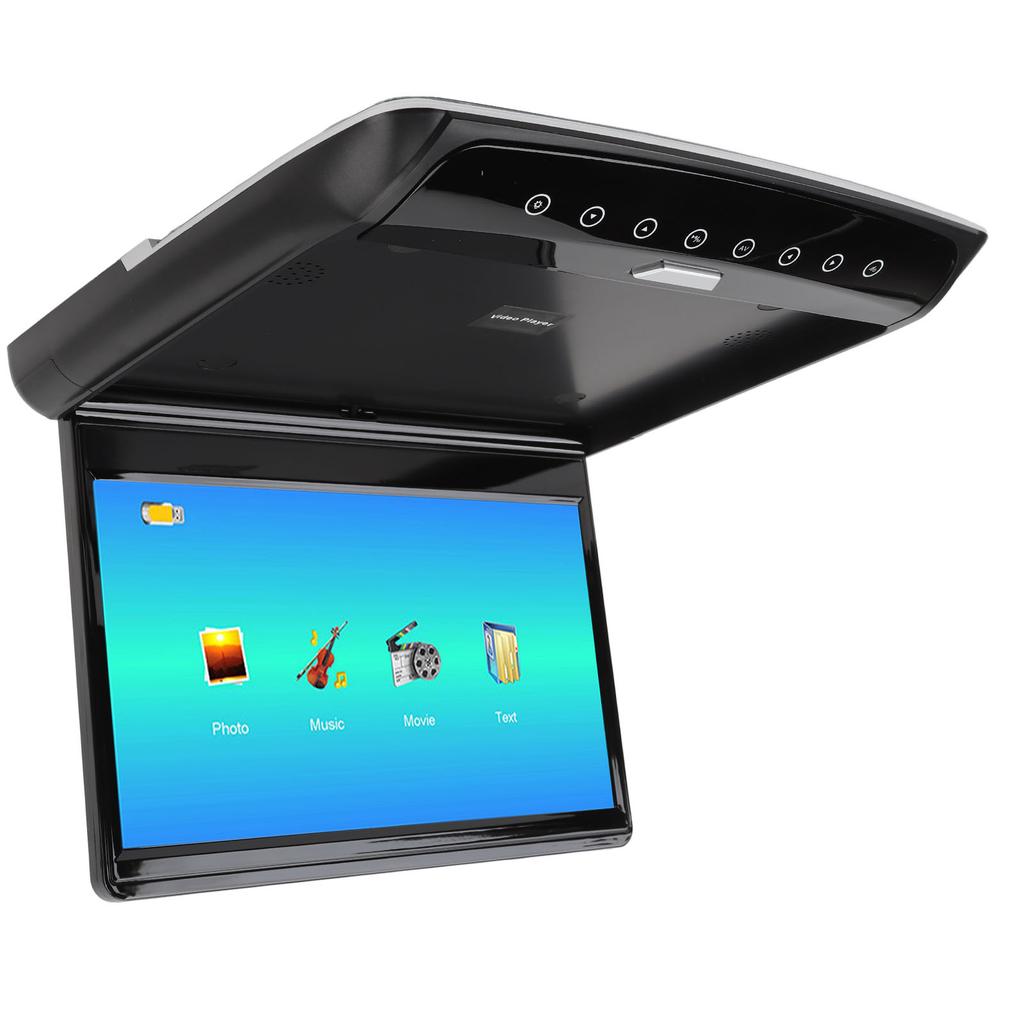 Автомобильный потолочный плеер 11,6 дюймов HD IPS экран угол открытия 170 градусов развлечения для задних сидений для бизнес-автомобиля внедорожника дома на колесах черный