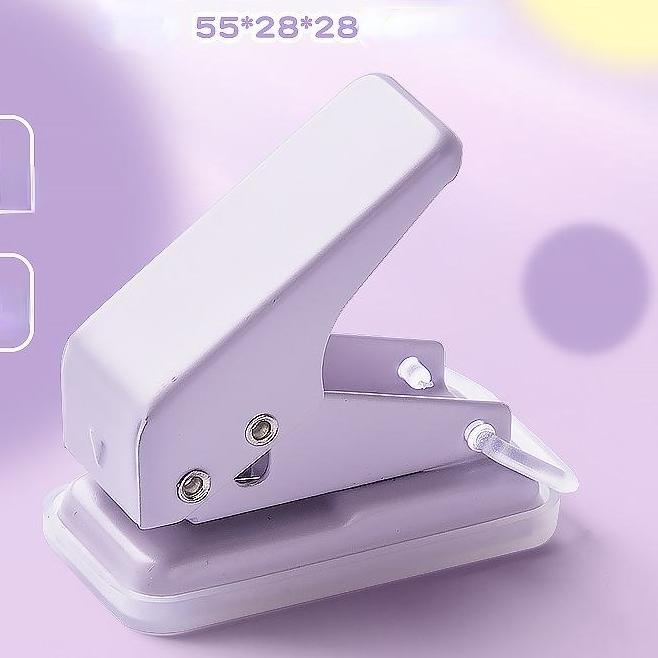 Мини-дырокол с одним кольцом, круглый дырокол, дырокол для бумаги, дырокол для карт, ручного счета, тетради, школьные и офисные принадлежности