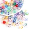 14mm Handmade Hollow Lampwork Glass Beads Round Ball Charms For Aeolian Wind Bells Jewelry DIY Making Accessories