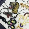 Animal Beaded Patch Tiger Leopard Zebra Diy Iron-on Applique For Bags Lanyard Embellishment Pendant