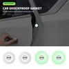 Автомобильные противоударные накладки на двери Светящиеся противоударные наклейки Для Nissan Qashqai X J10 J11 Tiida Skyline Juke X-trail Almera