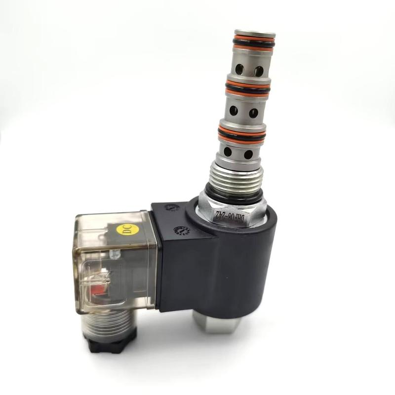DHF08-242 2-Position 4-Way Solenoid Valve FlyingBull | Hydraulic Threaded Cartridge Valve