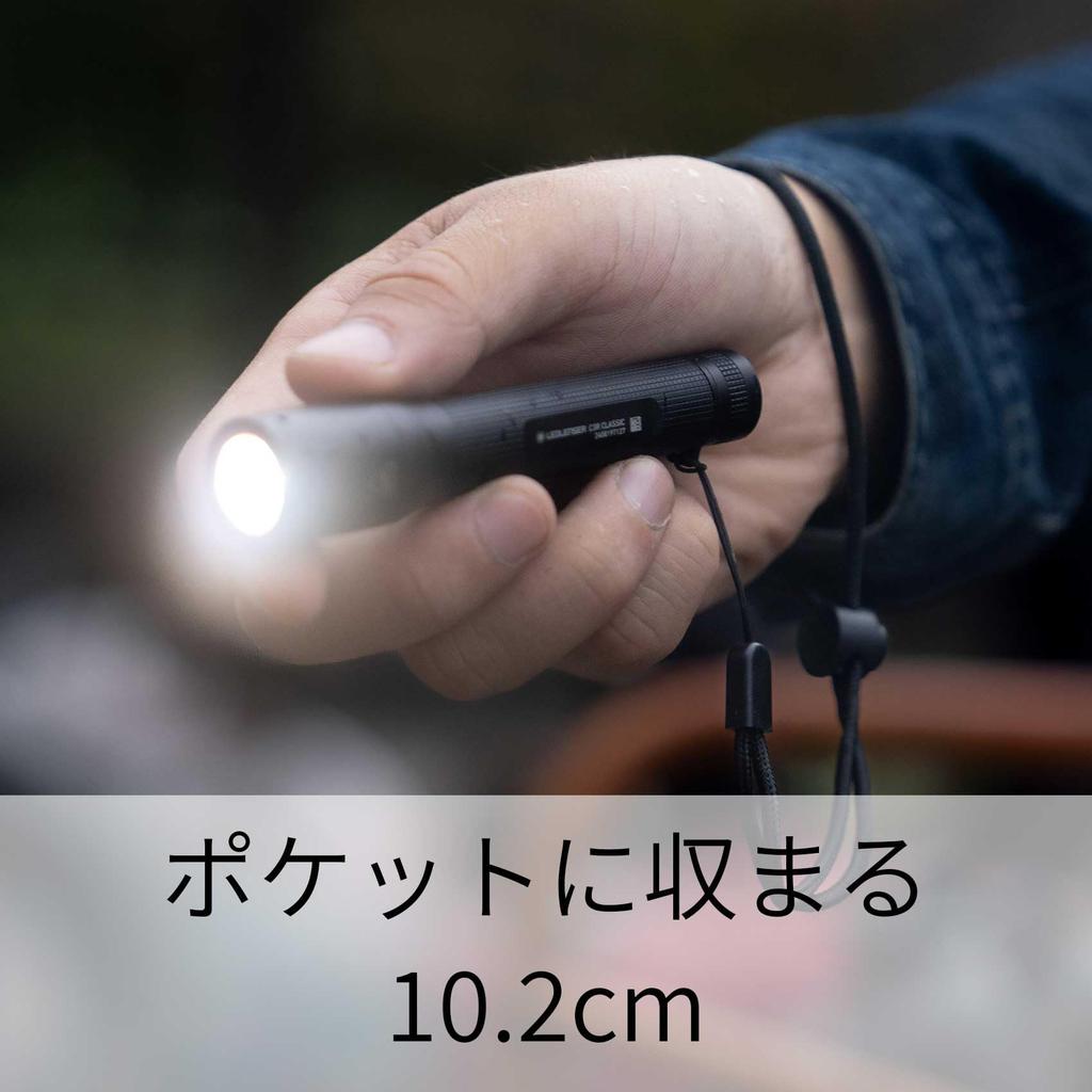 Ledlenser C3R Classic Handy Light Фонарик Перезаряжаемый 140 Люменов Функция Фокусировки Черный Гарантия 7 Лет с Регистрацией Reprint Revival