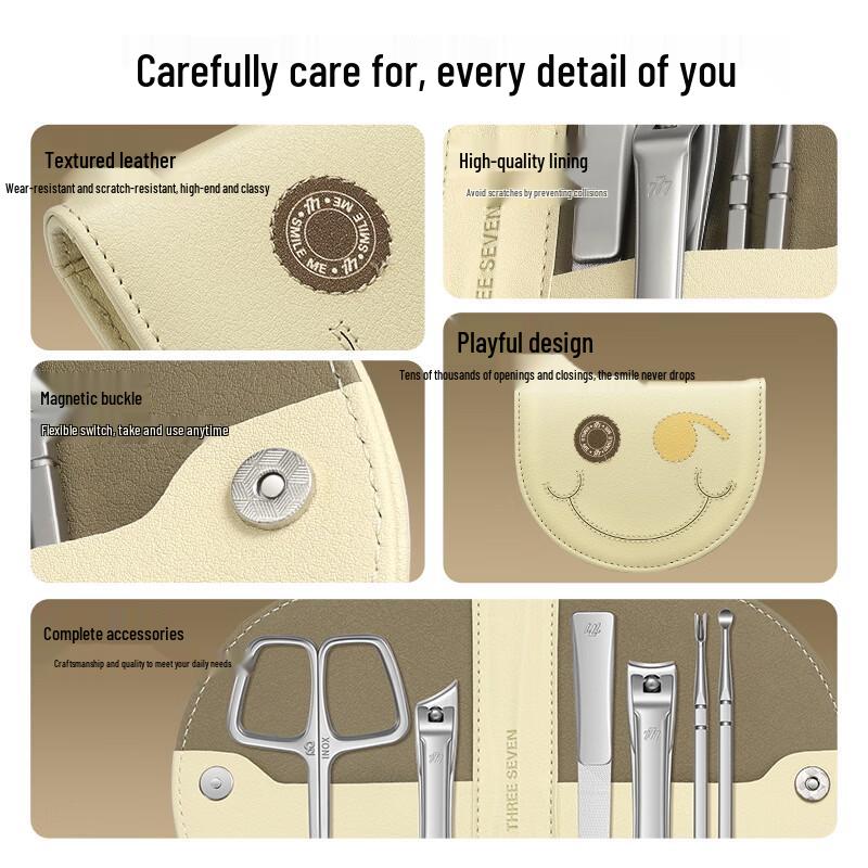 777 Portable 6-Piece Nail Clipper Set