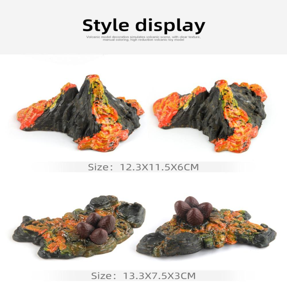 Realistic Volcano Mini Volcano Toys Model Toy Realistic Mini Volcano  Boys Gift