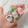 Cartoon Cute Three-Dimensional Resin Doll Keychain Pendant Bag Charm Car Key Ring Exquisite Backpack Decoration Accessories Gift