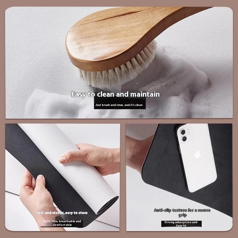 Нескользящий кухонный коврик из диатомовой грязи, супервпитывающий коврик для пола, длинные ковры для спальни и кухни, коврик для ванной комнаты и входной двери