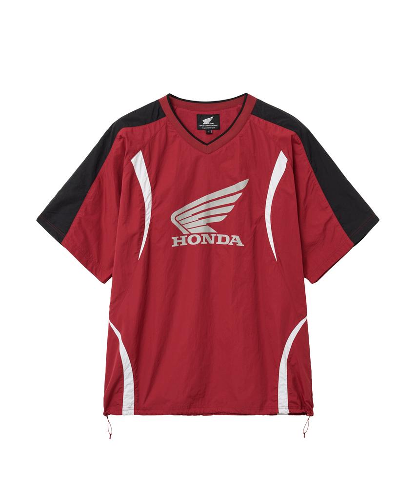 PHYPS MOTORCYCLE Color Block Short Sleeve Red