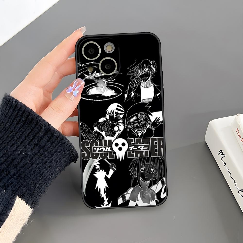 Чехол для телефона S-Soul Eater для iPhone 17 Air 15 Pro Max 14 Pro 16 Plus 12 13 11 Xr X Xs 8 7 Plus Задняя крышка