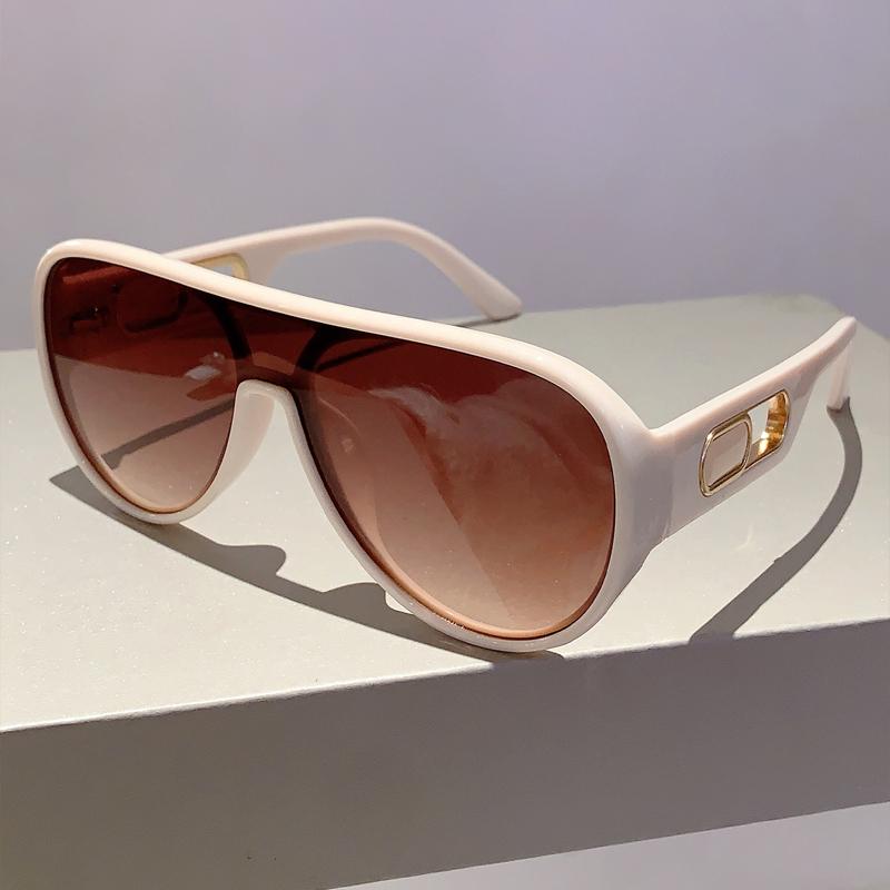 Оверсайз Очки Новые Стильные Оригинальные Моноблок Градиентные Солнцезащитные очки для улицы Модный Дизайн Роскошного Бренда UV400 Очки