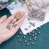 1set 100pcs 304 Stainless Steel Tube Beads Tube Stainless Steel color 7x5mm Hole: 3.8mm