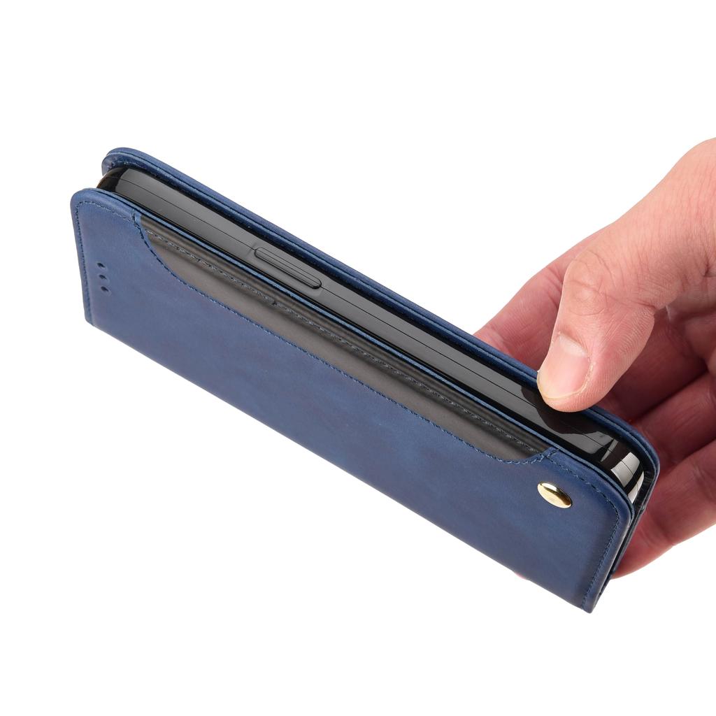 Для Motorola Moto G35 5G Чехол из ПУ кожи Противоударная защита Чехол-кошелек для телефона