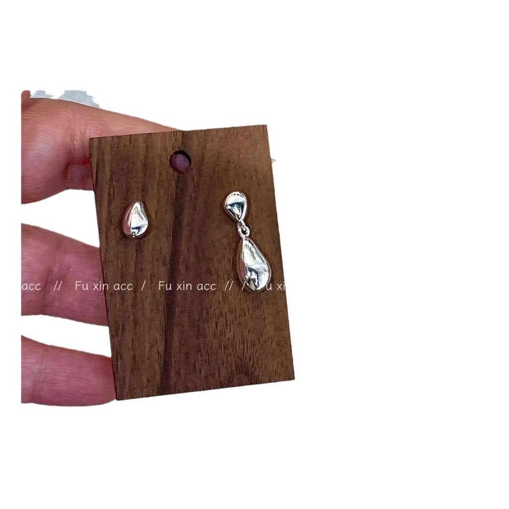 Новые летние асимметричные серьги-капли: Элегантный, простой, легкий роскошный стиль COS для женщин