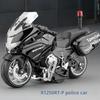 1:14 R1250Rt-P Прочный Патрульный Полицейский Мотоцикл Симуляция Сплав Модель Игрушка Коллекционный Орнамент