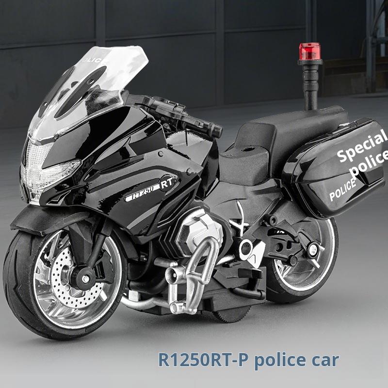 1:14 R1250Rt-P Прочный Патрульный Полицейский Мотоцикл Симуляция Сплав Модель Игрушка Коллекционный Орнамент