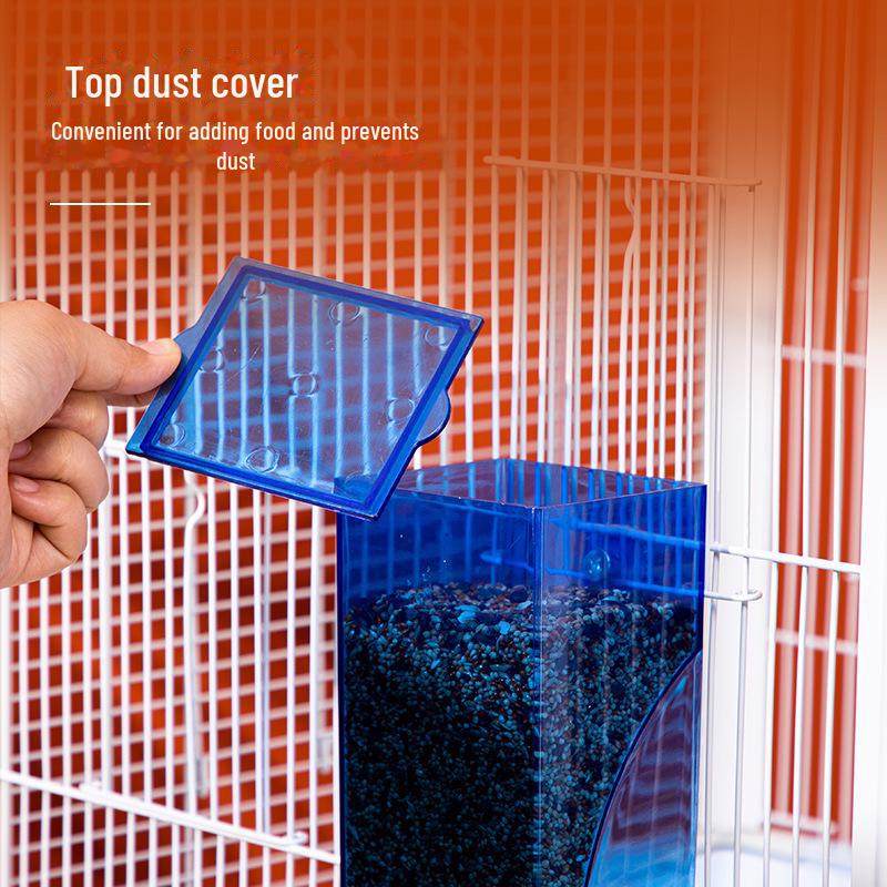 Прозрачная автоматическая кормушка для попугаев и миска для еды для птиц