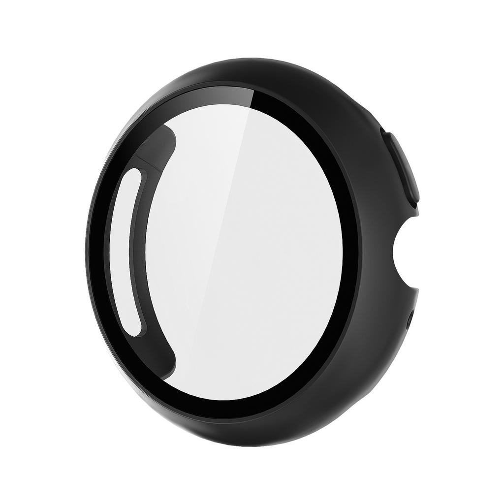 Стекло+Чехол для Google Pixel Watch 4 45мм 41мм PC Чехол Защитный бампер по всему корпусу Закаленное Защита экрана от царапин для Pixel watch4