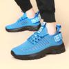 Comfortable Men'S Mesh Shoes Breathable Mesh Fabric Flat Shoes Fashionable Daily Versatile Outdoor Tennis Training Travel Shoes