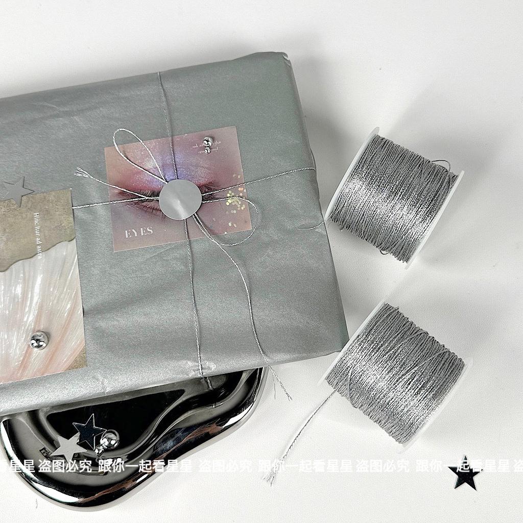 DIY веревка для упаковки подарков, высококачественная коллекция упаковочных лент, упаковочные материалы, декоративные тонкие ленты для вязания крючком