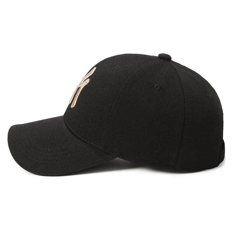 Spring And Autumn Embroidered Letter Hat Korean Version Versatile Fashion Hard-Top Three-Dimensional Baseball Cap Outdoor Sunhat