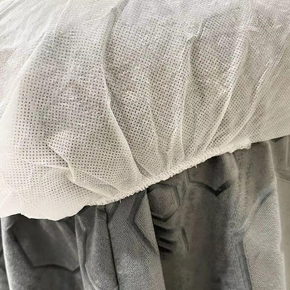 10 шт./уп. Одноразовые простыни из нетканого материала, дышащие, 100x215 см, мягкие простыни с эластичной резинкой и открытым отверстием