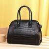 Crocodile-patterned Women's Leather Bags, Fashionable and Trendy Ladies' Handbags, Single-shoulder Crossbody Bags, Garden Bags