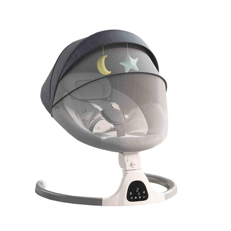 Smart Baby Electric Rocking Chair with Bluetooth Remote Control - Soothing Multi-Functional Cradle