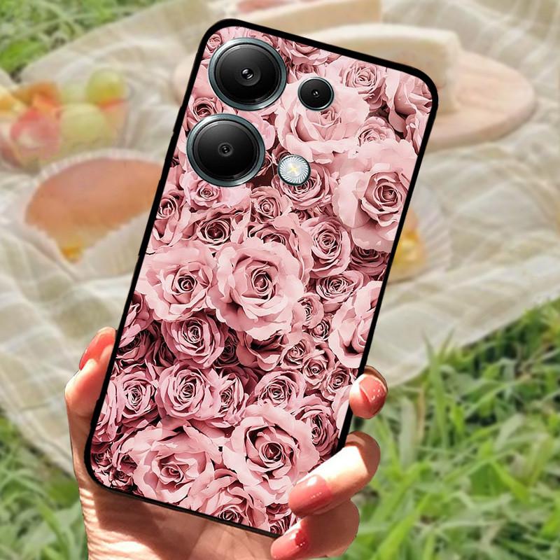 Чехол для Poco M6 Pro 4G Чехол Poco M6 4G Силиконовый Мягкий Мраморный Бампер Coque для Xiaomi Poco F6 Redmi Turbo 3 5G Защитные Fundas