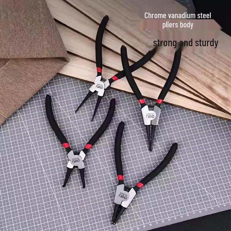 Deli Japanese Snap Ring Plier 4-Piece Set