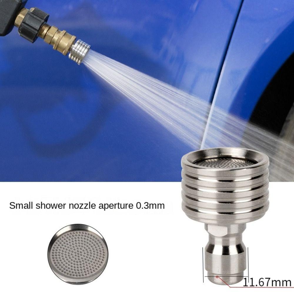 High Pressure Car Washing Nozzle Stainless Steel Universal Connection Nozzle Car Washing